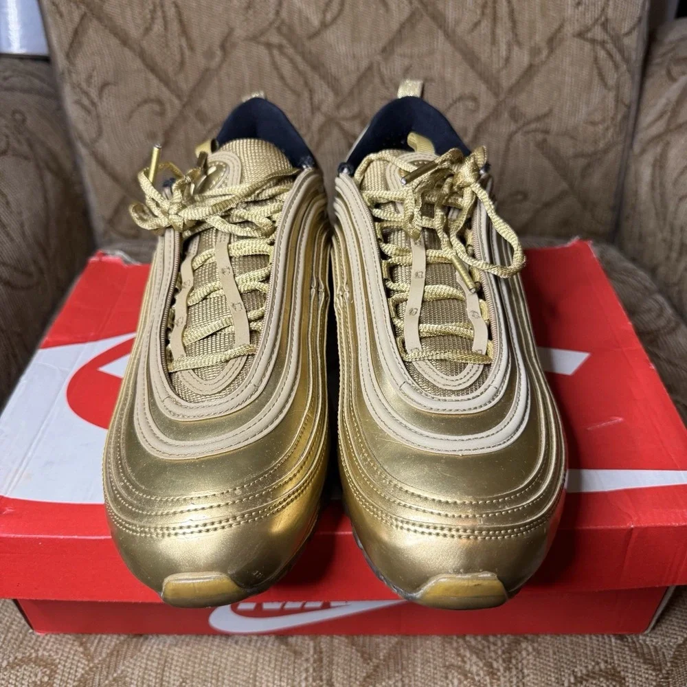 Nike Air‎ Max 97 Olympic Gold Size 11 Great Condition! Pre-owned No Box